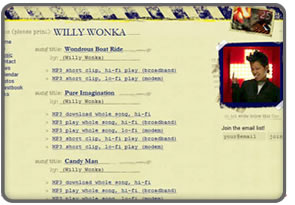 Web hosting screen shot
