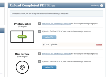 Easily upload your files.