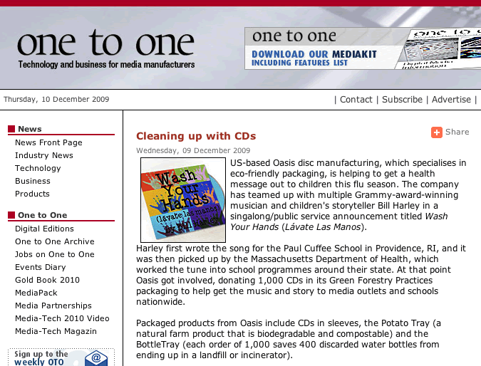Cleaning up with CDs