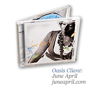 CDs with two-panel inserts in jewel cases