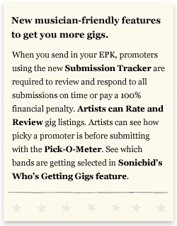 New musician-friendly features to get you more gigs
