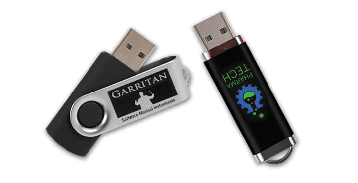 Custom-printed USB Drives