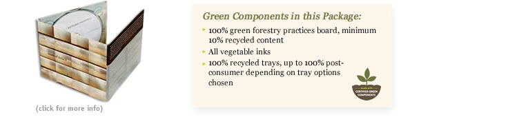 green components in the digipak green components in the digipak